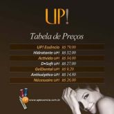 Tabela de preço UP! Essência